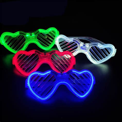 Gafas luminosas LED para Halloween gafas de sol brillantes de neón