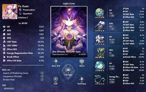 My Fu Xuan currently : r/FuXuan_Mains