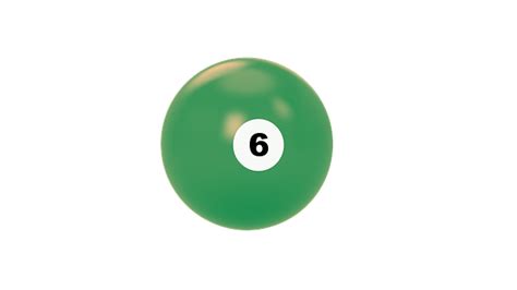 Download Pool Ball 6 Billiard Ball Pool Ball Royalty Free Stock