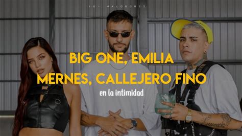 Big One Emilia Mernes Callejero Fino En La Intimidad Crossover