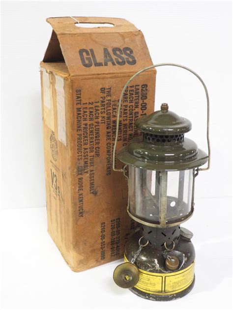 Sold At Auction Coleman Us Military Lantern Dated 1983