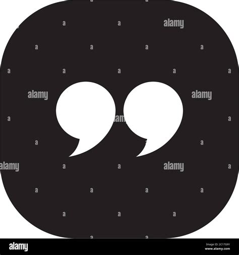 Quote Icon Quotation Paragraph Symbol Double Comma Mark Bubble