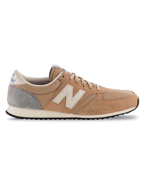 New Balance U420 Beige Suede Sneakers in Brown for Men (beige) | Lyst