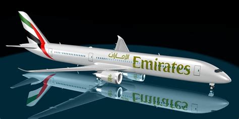 Emirates 787 - 9 Dreamliner 3D Model MAX | CGTrader.com