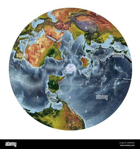 Carte Du Monde Vierge Projection Polaire Bella Johns