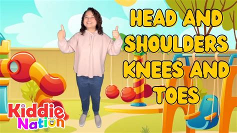 Head And Shoulders Knees And Toes Action Song With Lyrics Youtube