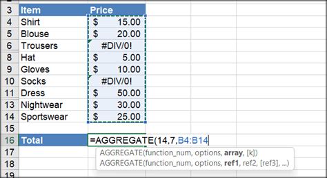 How To Use Aggregate Function In Excel 3 Easy Examples