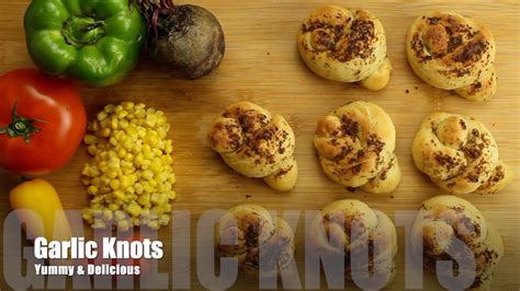 Garlic Knots With Parmesan Cheese Garlic Bread Twists Party Snack Eggless Delish