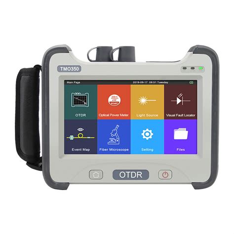 Tmo350 Otdr Optical Time Domain Reflectometer 131015501625nm Three