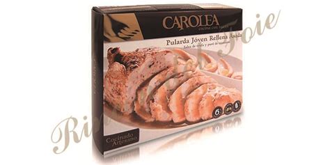 Pularda joven rellena asada Carolea Receta de Carolea Pollería