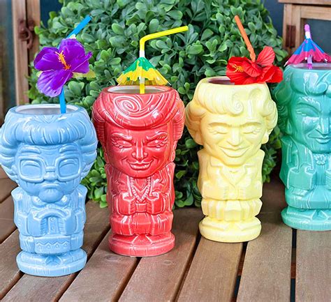 These Golden Girls Tiki Cups Are The Best Way To Binge Watch Your