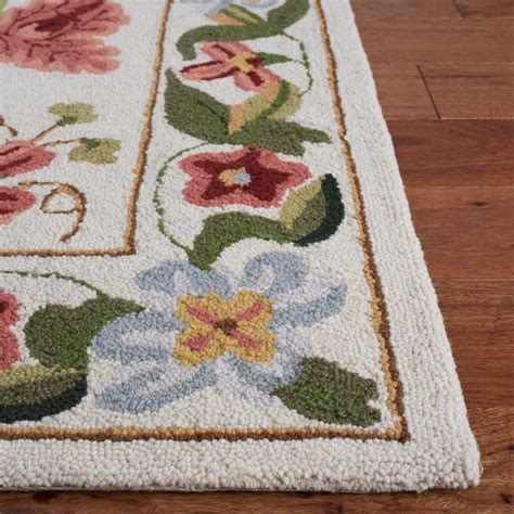 Red Barrel Studio® Chelsea Hand Hooked Wool Floral Rug And Reviews Wayfair