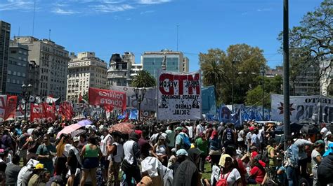 Uni N Por La Patria Sali A Respaldar El Paro De La Cgt La Patria No