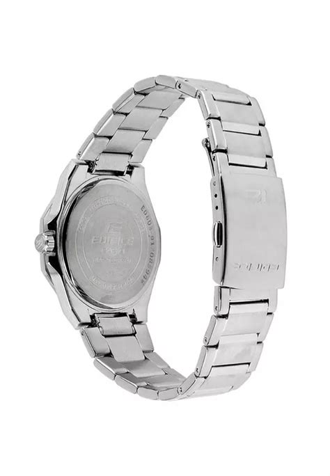 Jual Casio Casio Edifice Jam Tangan Pria Silver Green Stainless