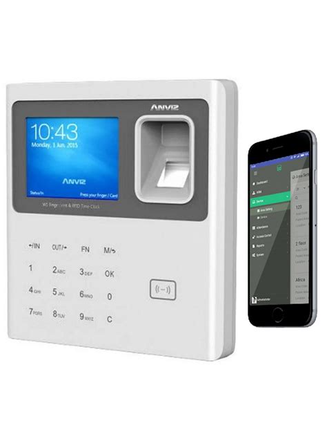 Control De Asistencia Horario Biometrico Anviz W Pro Id Pro