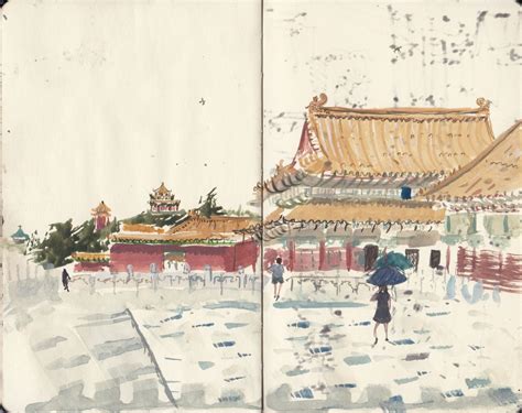 Forbidden City Sketch at PaintingValley.com | Explore collection of Forbidden City Sketch