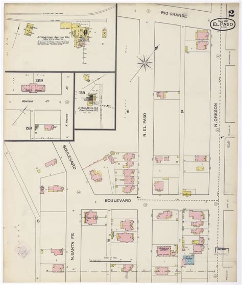 El Paso 1893 Sheet 2 The Portal To Texas History