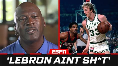 Why Michael Jordan Rates Larry Bird Over Lebron James Reaction Youtube