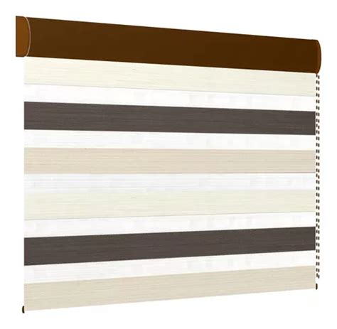 Persiana Sheer Elegance Tricolor Chocolate 1 25x2 2 Pb164 Envío gratis