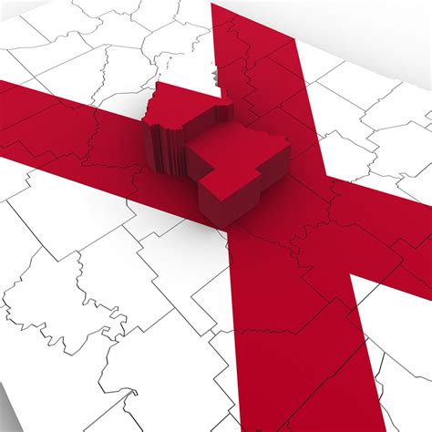 Alabama Political Map 3D Model $40 - .3ds .obj .max - Free3D 