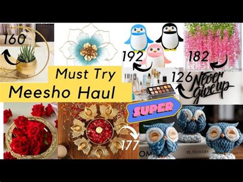 Meesho Must Try Home Decor Haul Starting At 126 Aesthetic Meesho