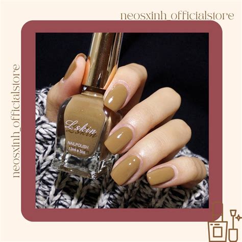 Mua S N M Ng Tay Lskin M U Nude En Tr Ng Trong Su T Kim Tuy N Pastel T M Neosxinh Nails Gi