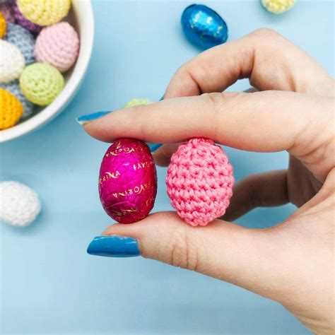 Mini Easter eggs - Crochet pattern Amigurumi - My Rainbow Crochet