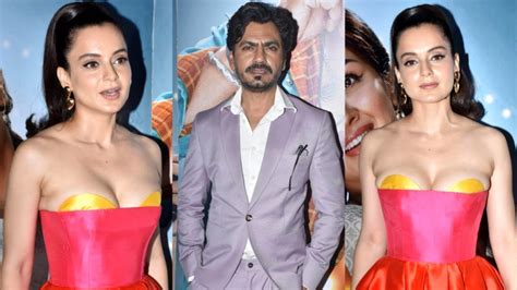 Kangana Ranaut And Nawazuddin Siddiqui Today At Success Bash Of Film