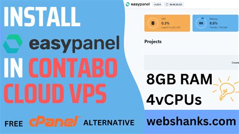 How To Install Easypanel In Contabo VPS With Ubuntu 22 04 LTS