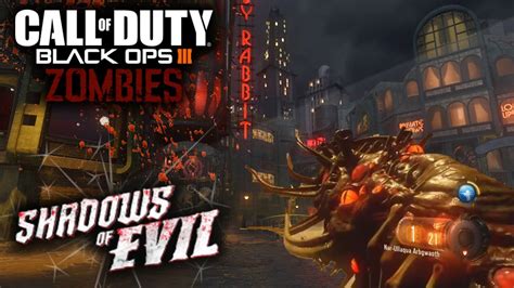 Black Ops 3 Zombies Gameplay Shadows Of Evil Walkthrough Call Of Duty