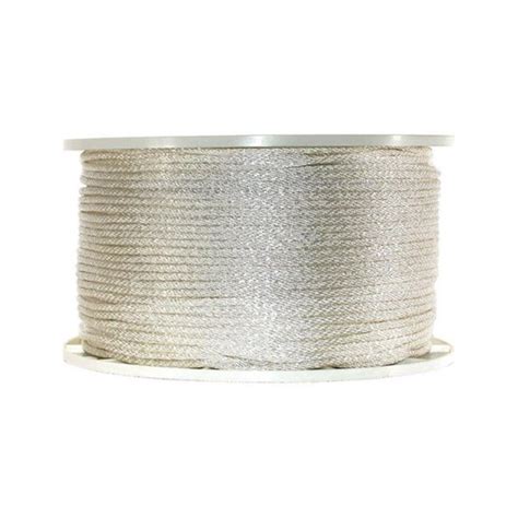 Clean All G S S Solid Braided Nylon Rope Spool White In X