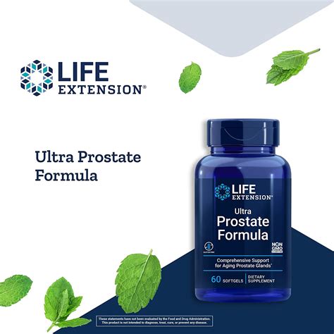 Life Extension Ultra Natural Prostate Formula 60 Softgels Martplus