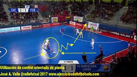 Control orientado de planta de Rómulo Ejercicios de Fútbol Sala