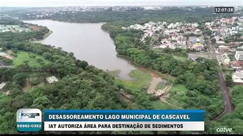 Área destinada para receber sedimentos do desassoreamento do Lago