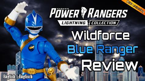 Unboxing Lightning Collection Power Rangers Wildforce Blue Ranger