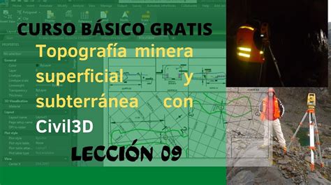 CURSO BÁSICO GRÁTIS Topografía minera superficial y subterránea con