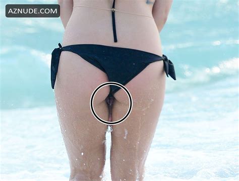 Rita Ora Sexy In A Black Bikini In Miami AZNude