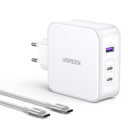 Ugreen Adowarka Sieciowa Gan Nexode Usb A Xusb C W Kabel Usb C