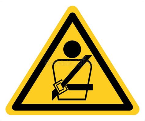 Wear Seat Belts Sign Stock Vector Illustration Of Extreme 83690329