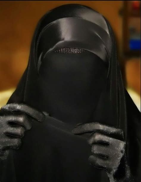 Shiny But Modest Niqab Arab Girls Hijab Muslim Women Hijab