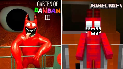 Garten Of BanBan 3 Full Gameplay In Minecraft PE All Jumpscares