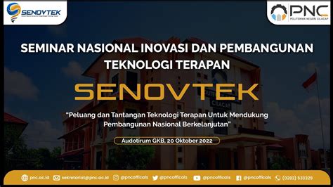 Seminar Nasional Inovasi Dan Pembangunan Teknologi Terapan YouTube