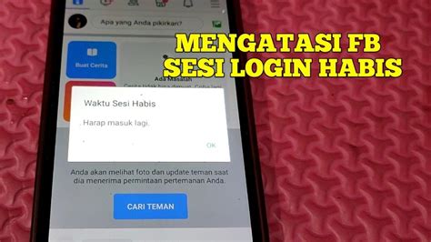 Mengatasi Fb Sesi Login Habis Jangan Panik Ini Solusinya Youtube