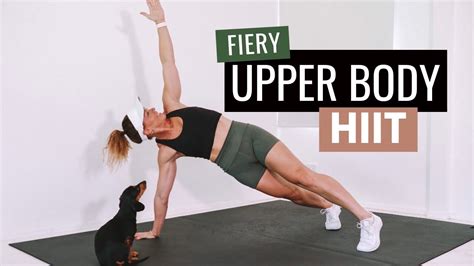 40 Min Fiery Upper Body Fat Burn Hiit Workout With Dumbbells At Home🔥burn 219 Calories🔥 Youtube