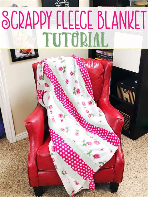 Scrappy Fleece Blanket Tutorial - WeAllSew