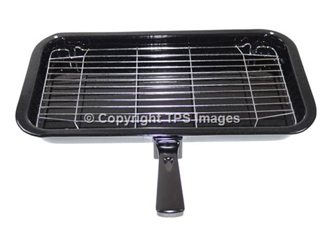 Large Grill Pan With A Large Wire Rack And Grill Pan Handle