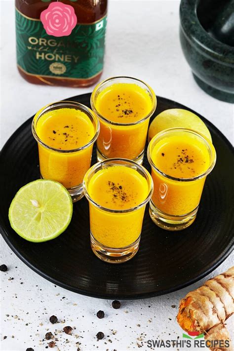 Turmeric Shot Recipe Swasthi S Recipes