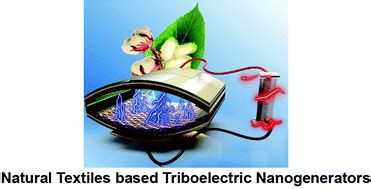 Natural Textile Based Triboelectric Nanogenerators For Efficient Energy