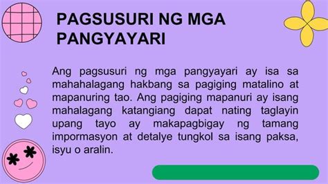 Pagsusuri Ng Mga Pangyayari Tungo Sa Paghatol At Pagmamatuwid Pptx