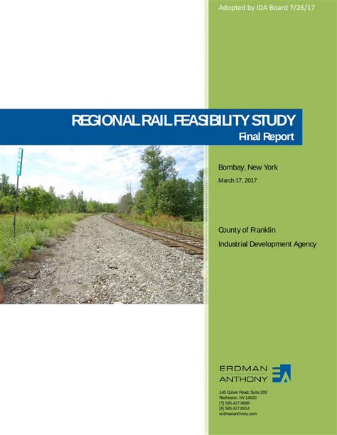 PDF REGIONAL RAIL FEASIBILITY STUDY PDF FileREGIONAL RAIL